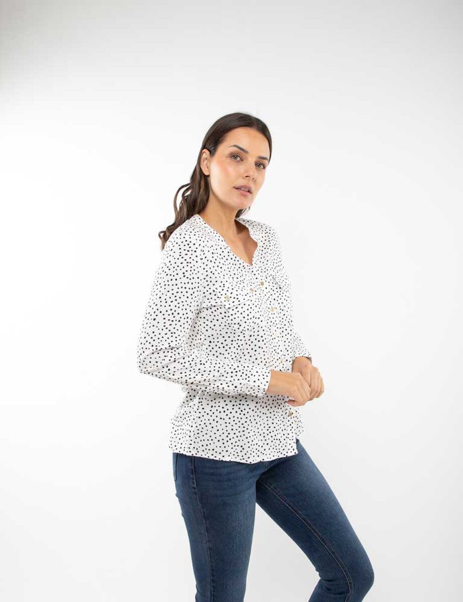 Blusa Manga Larga Mujer Zibel