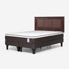 Cama Europea Rosen Base Dividida King New Style 4 Plus + Respaldo Rachel