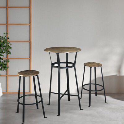 Imagen 2 del producto Juego de Comedor Idetex Murray 2 Sillas Café