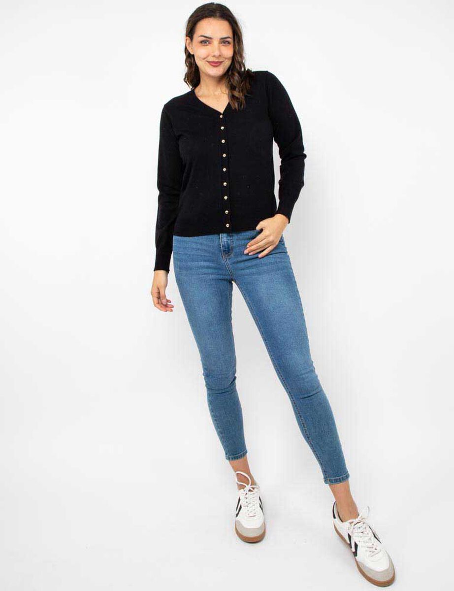 Sweater Botones Mujer Zibel