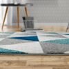 Alfombra Modalfo Florida 244 x 305 cm Turquesa