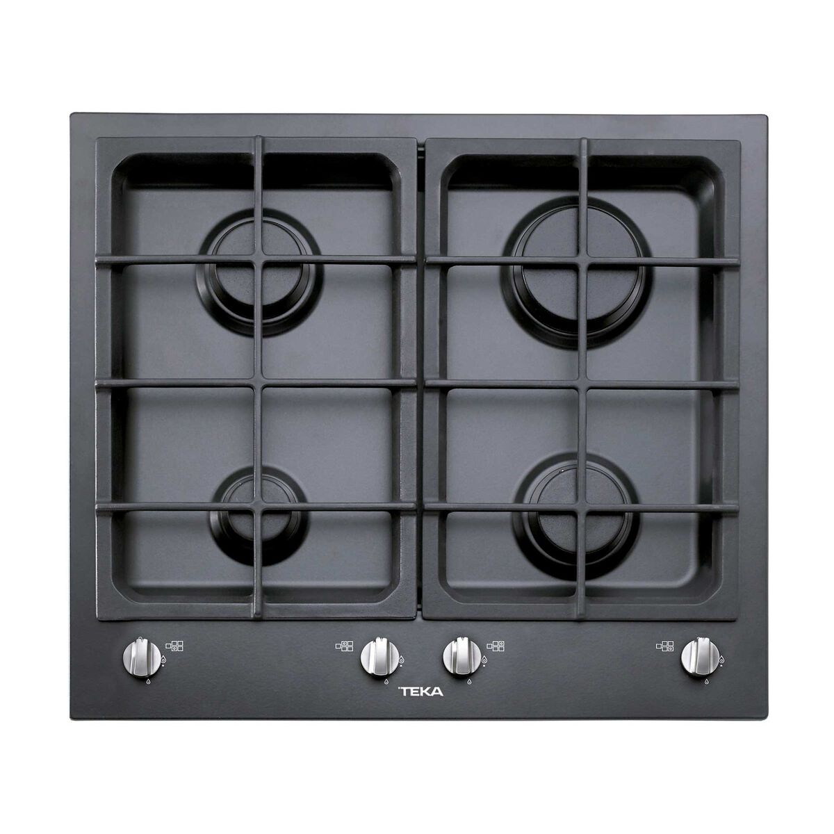 Encimera a Gas Teka EW 60 4G AI AL CI Black 4 Quemadores