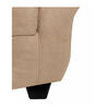 Sof&aacute; Muebles MPR Ezeiza 3 Cuerpos + 1 Pouf Felpa Beige
