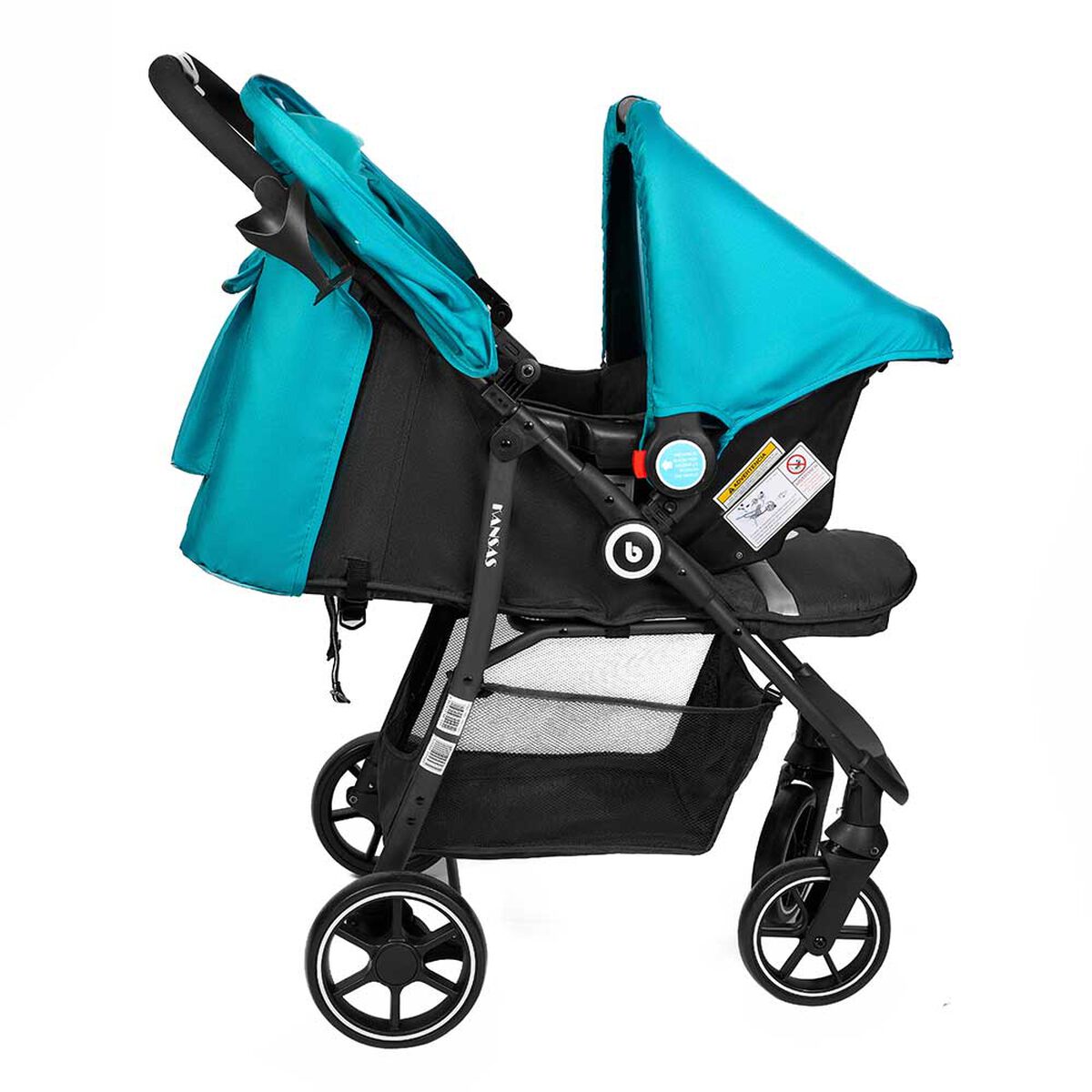 Coche Travel System Kansas Turquesa Bebeglo