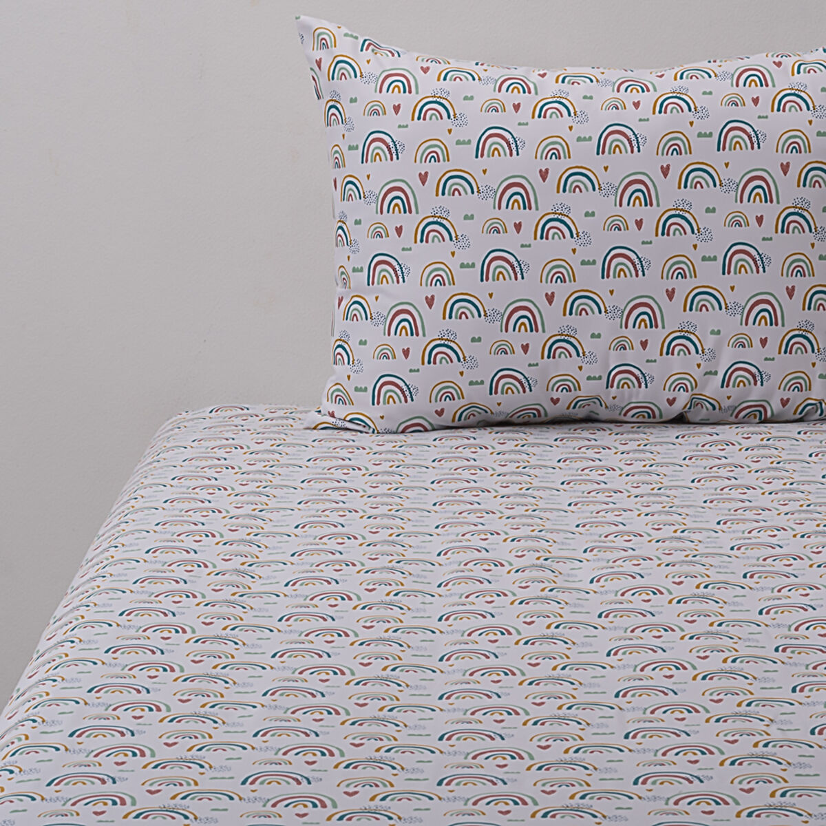 Juego de Sábanas Casanova Kids Estampada 1,5 Plazas Rainbow