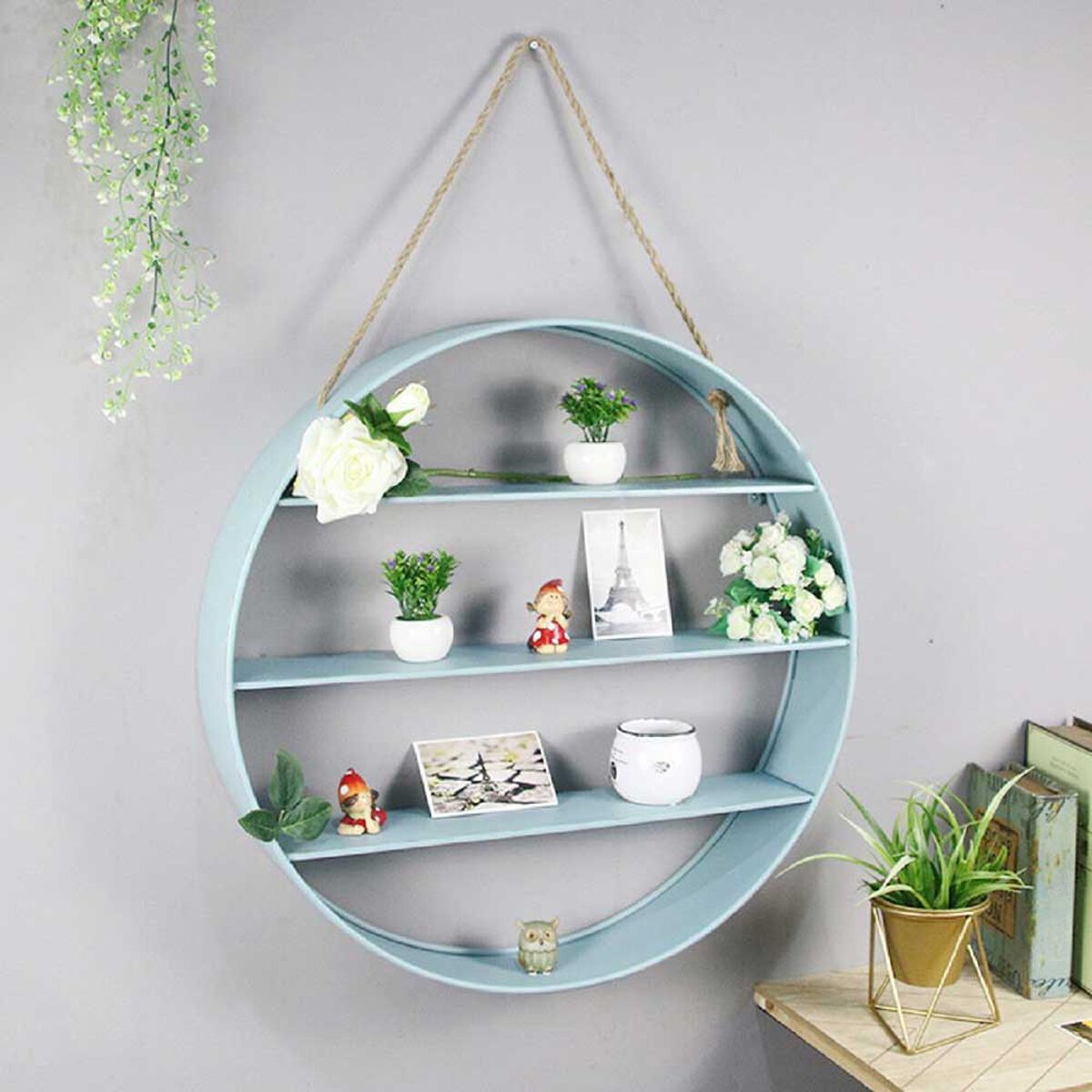 Repisa de Pared Circular Ankara Store Vintage