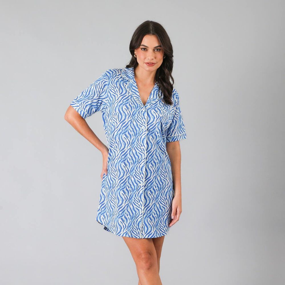 Camisa de Dormir Mujer Flores