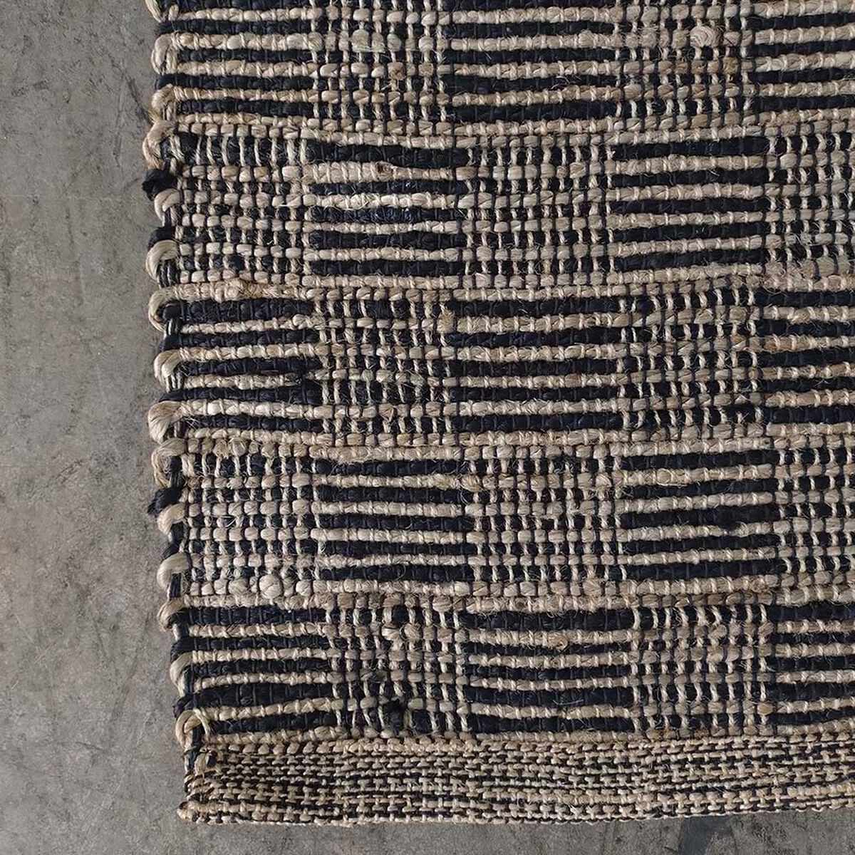 Bajada de Cama Idetex Tibet 90 x 60 Negro