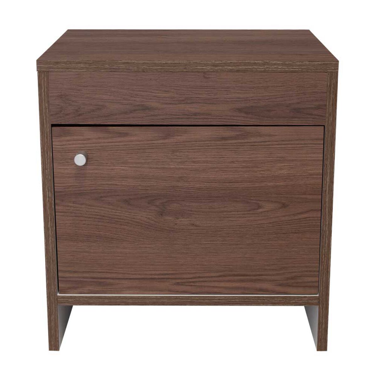 Velador Tuhome Colore 1 Puerta Milan y Blanco