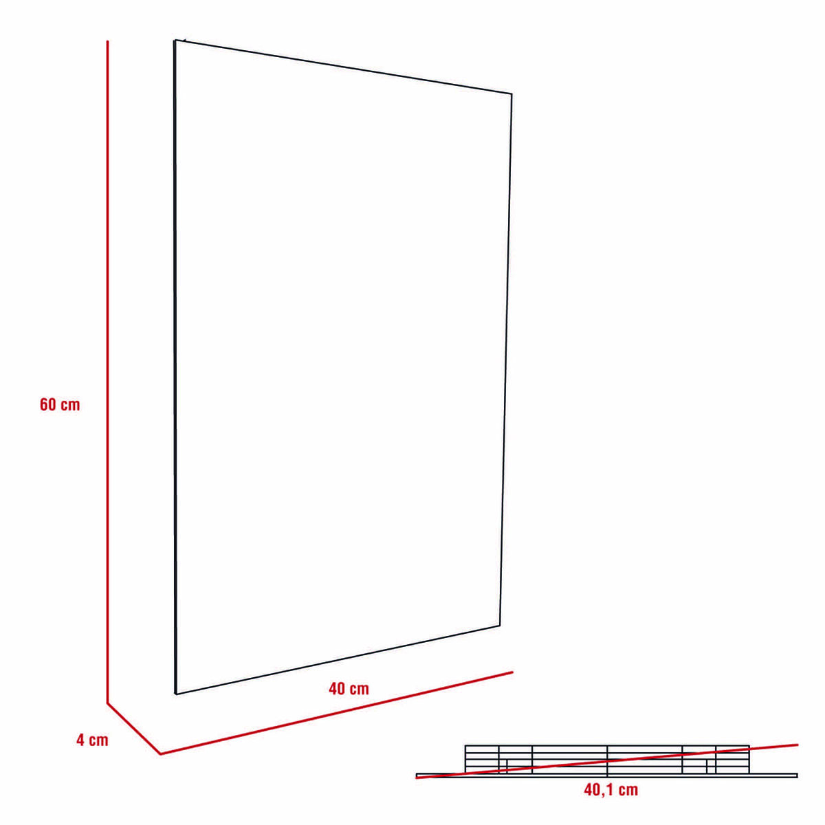 Combo Mueble Lavamanos Madrid + Espejo Bolonia TuHome