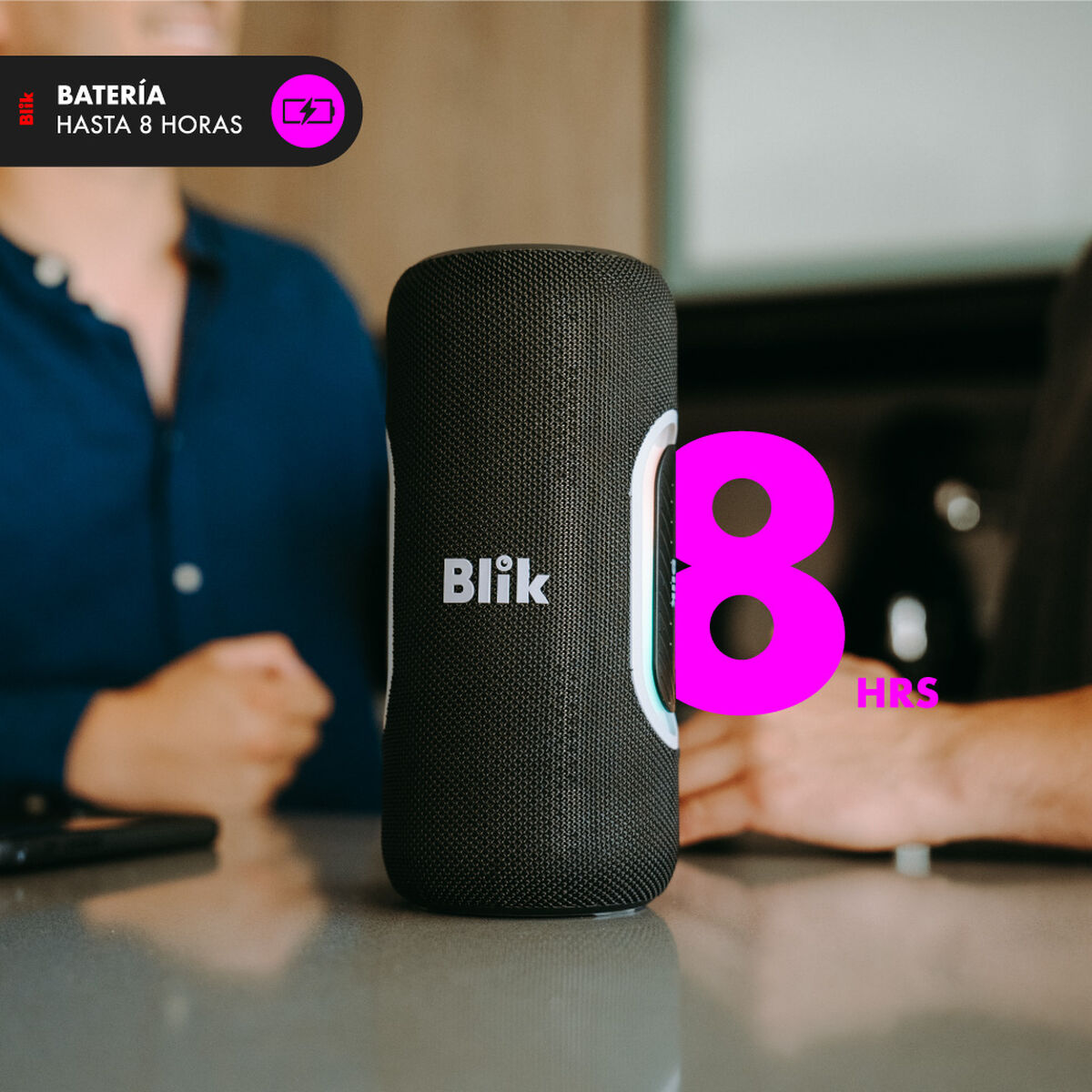 Parlante Bluetooth Blik Hypebass40 negro