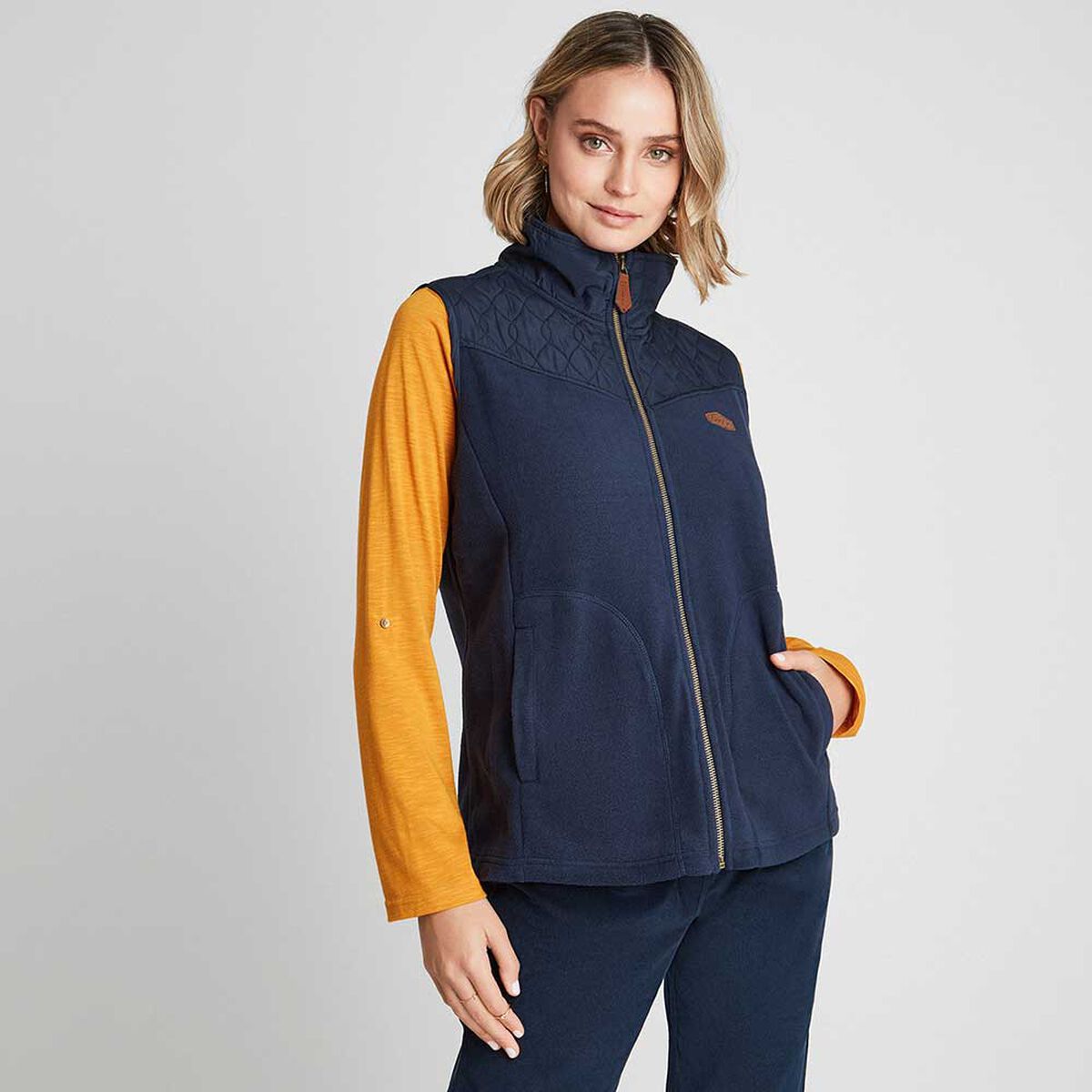 Polerón Polar Sin Mangas Mujer Curvi
