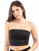 Polera Crop Strapless Mujer Icono