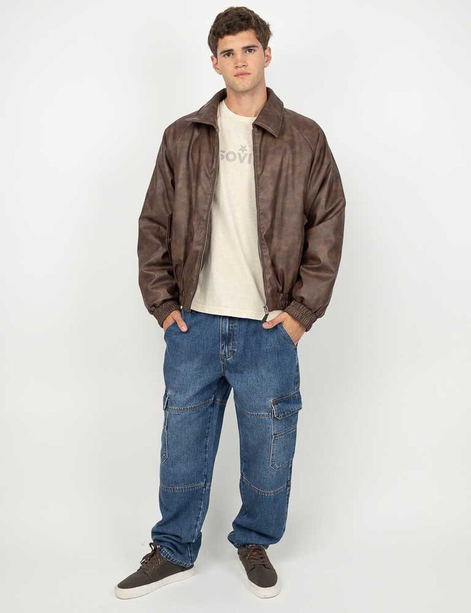 Chaqueta Ecocuero Hombre Soviet