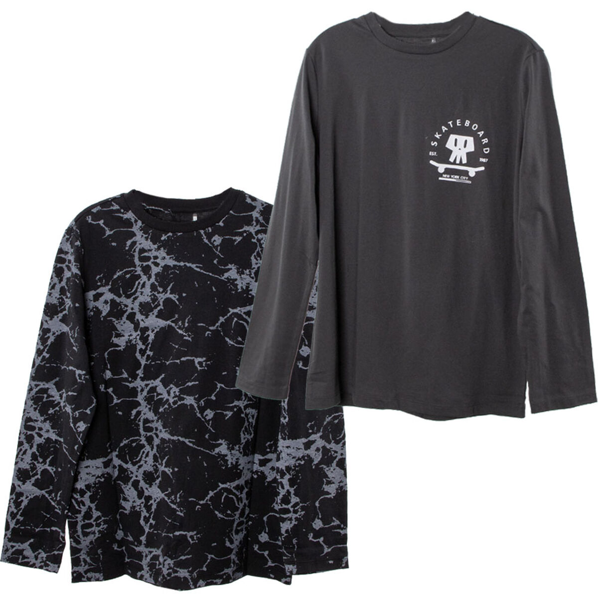 Pack 2 Polera Manga Larga Niño Cutback