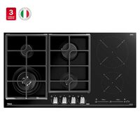 Encimera a Gas y Eléctrica Teka JZC 96342 BK  6 Quemadores