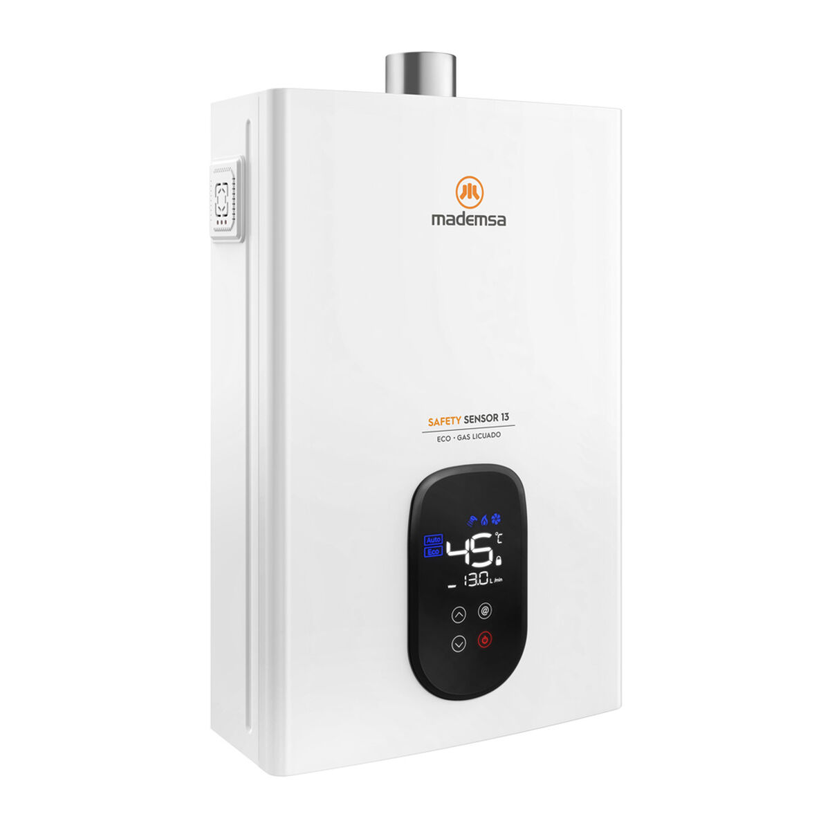 Calefont Gas Licuado Mademsa Safety Sensor 13 Eco GL 13 lts.
