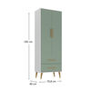 Closet Di Poretti Design Encanto 2 Cajones 2 Puertas Verde Pastel