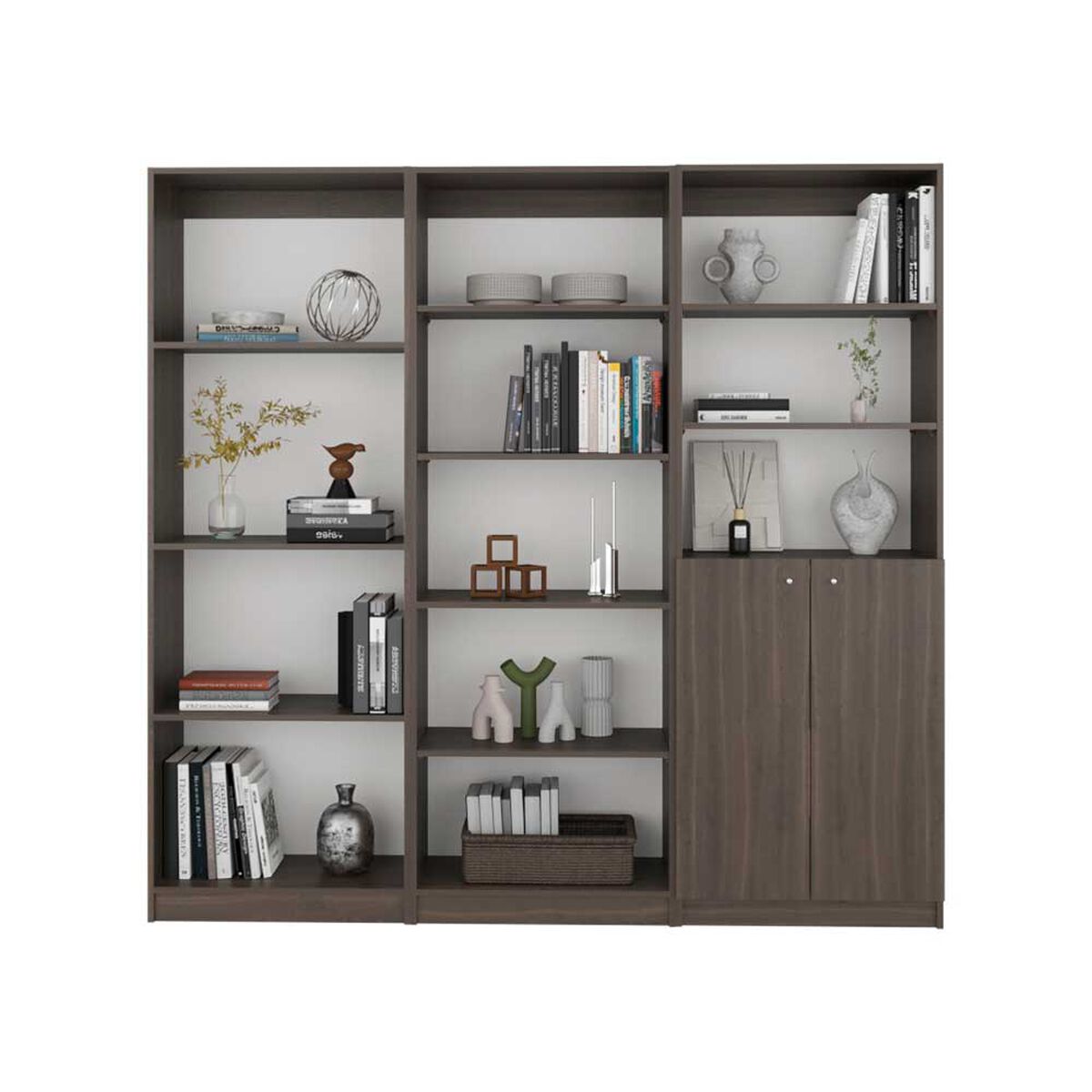 Set 3 Estantes Tuhome Home E 2 Puertas Milan