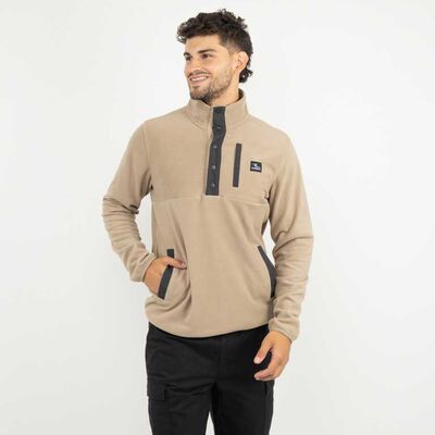 Polerón Hombre Cutback Beige, Negro, White