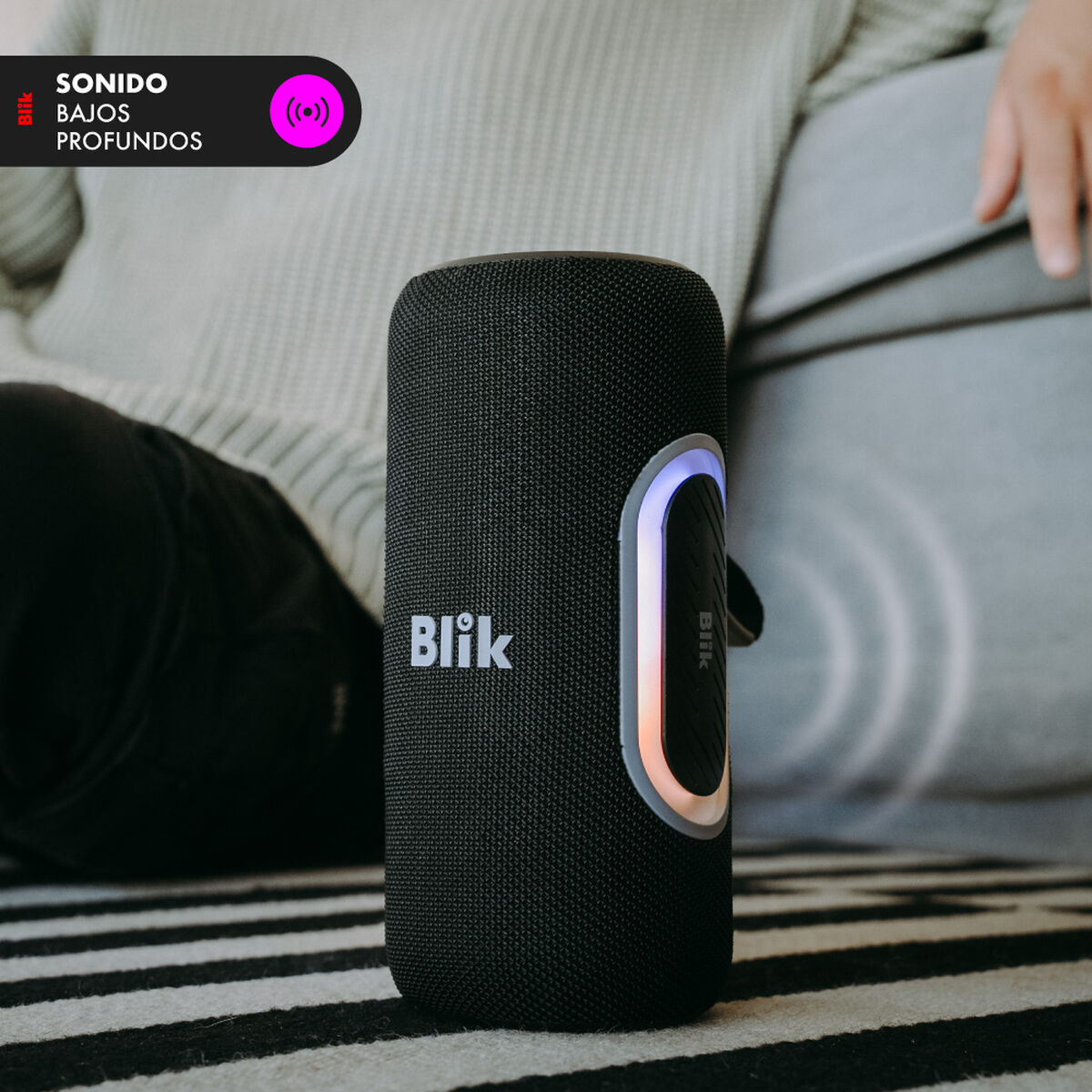 Parlante Bluetooth Blik Hypebass40 negro