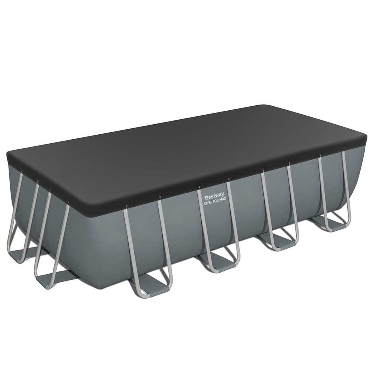 Piscina Estructural Elevada Rectangular Steel Pro Max Bestway 244x488 cm 11532 Litros
