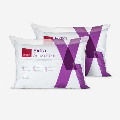 Set 2 Almohadas Rosen Fibra Extra 50x70 cm