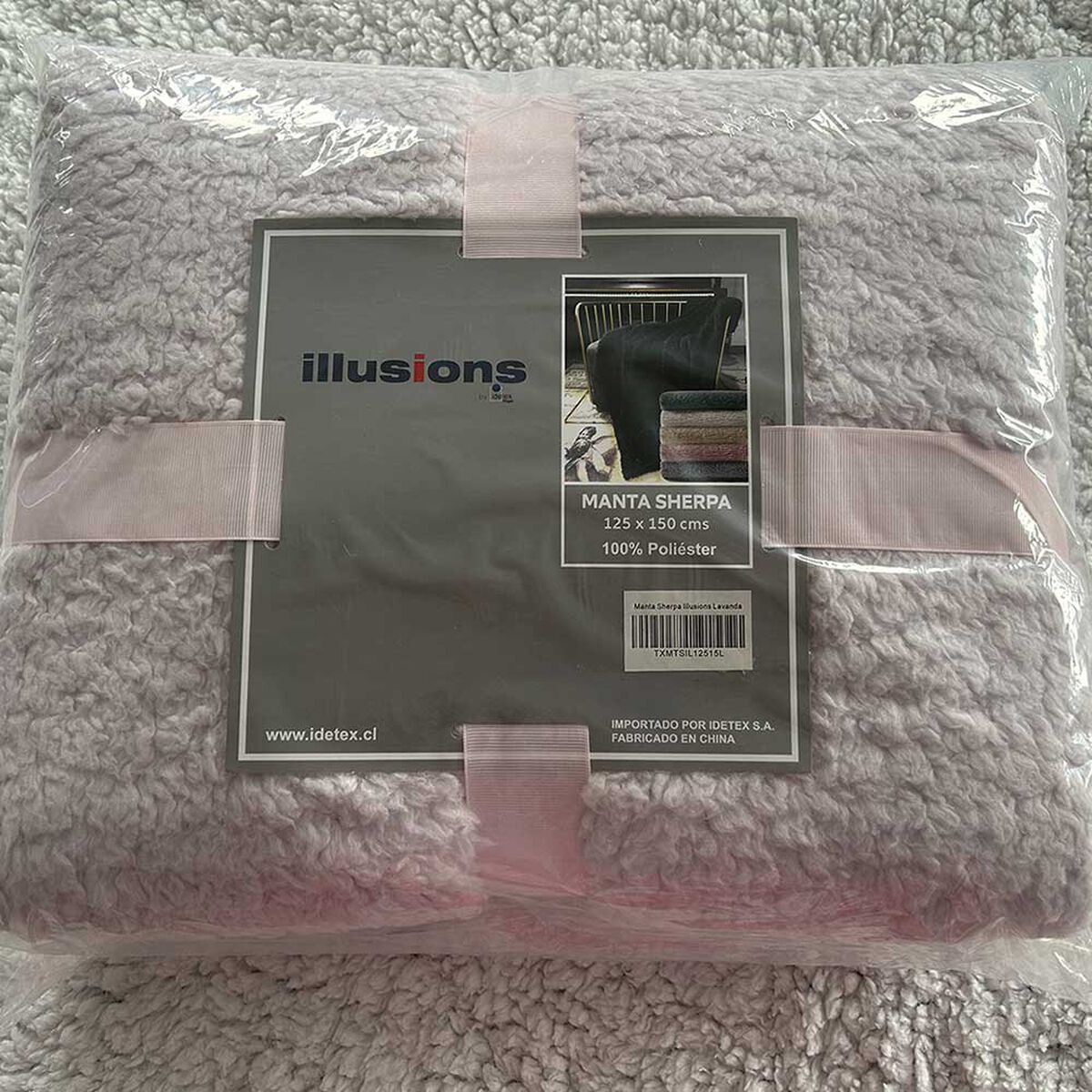 Manta Sherpa Illusions Lavanda 125 x 150 cm
