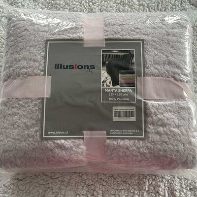 Imagen 2 del producto Manta Sherpa Illusions Lavanda 125 x 150 cm