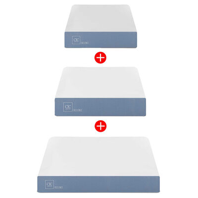 Imagen 1 del producto Combo 3 Colchones CIC Excellence de 1 Plaza + 1,5 Plazas + 2 Plazas