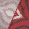 Alfombra Dib Kaleb 50 x 90 cm Rojo