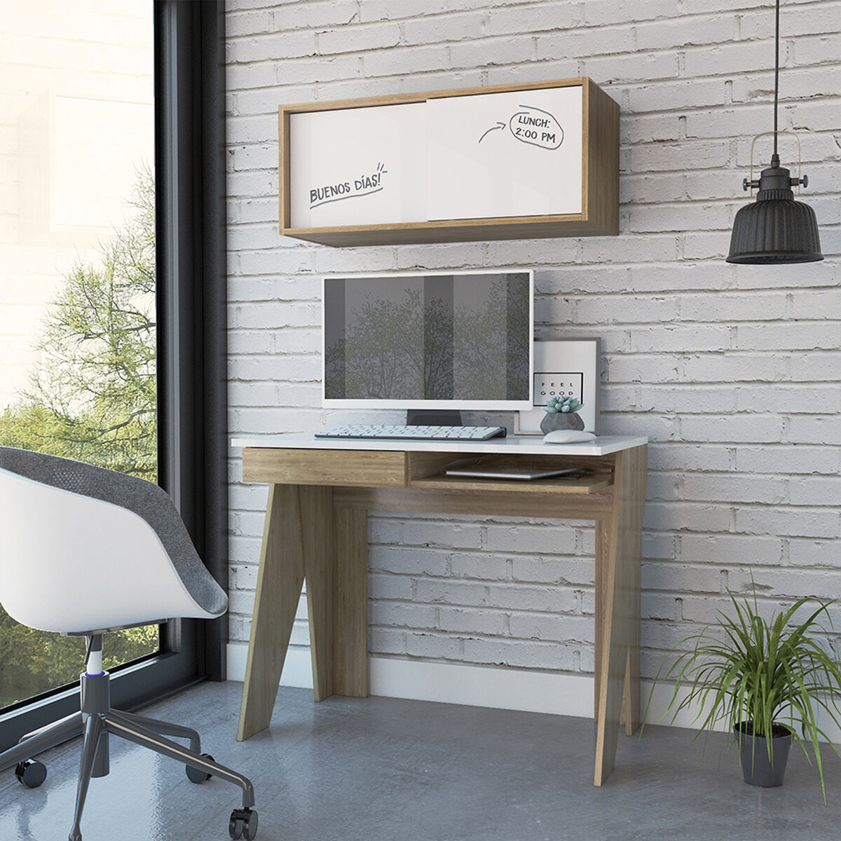 Combo Escritorio + Gabinete Tuhome Note 1