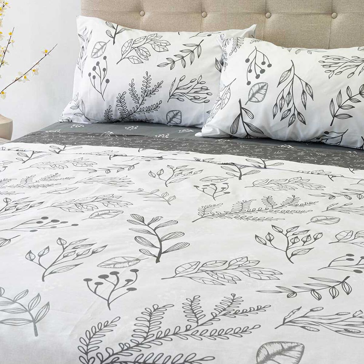 Juego de S&aacute;banas Doral 144 Hilos King Premium Branches