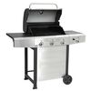 Parrilla a Gas Encendido Electrónico BBQ Grill Michigan Acero Inoxidable 3 Quemadores Centrales + 1 Lateral