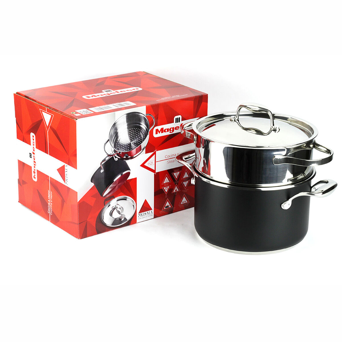 Cocina a Vapor Acero Inoxidable Magefesa Prisma 20 cm