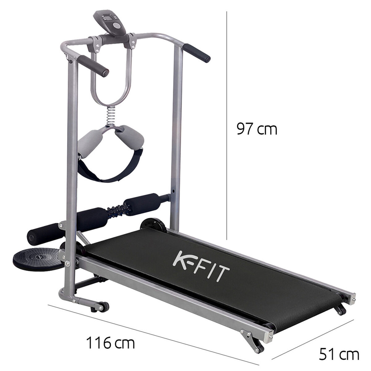 Trotadora Mecánica 4 en 1 K-FIT
