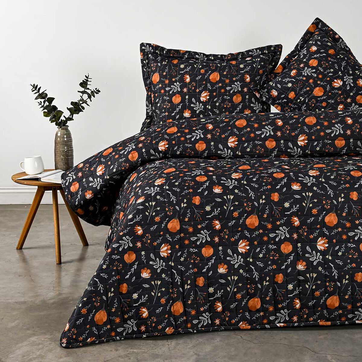 Cubrecama American Family King Uva Negro
