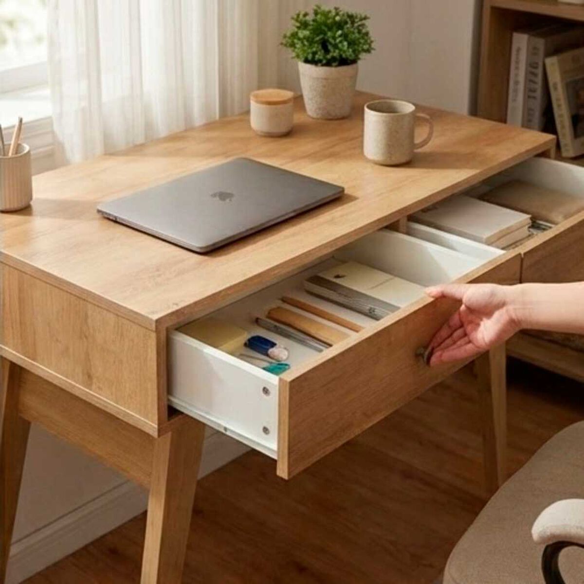 Escritorio Home Mobili Nora 2 Cajones