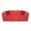 Juego de Living A&M Home Leonol 3,1,1 Cuerpos Burdeo