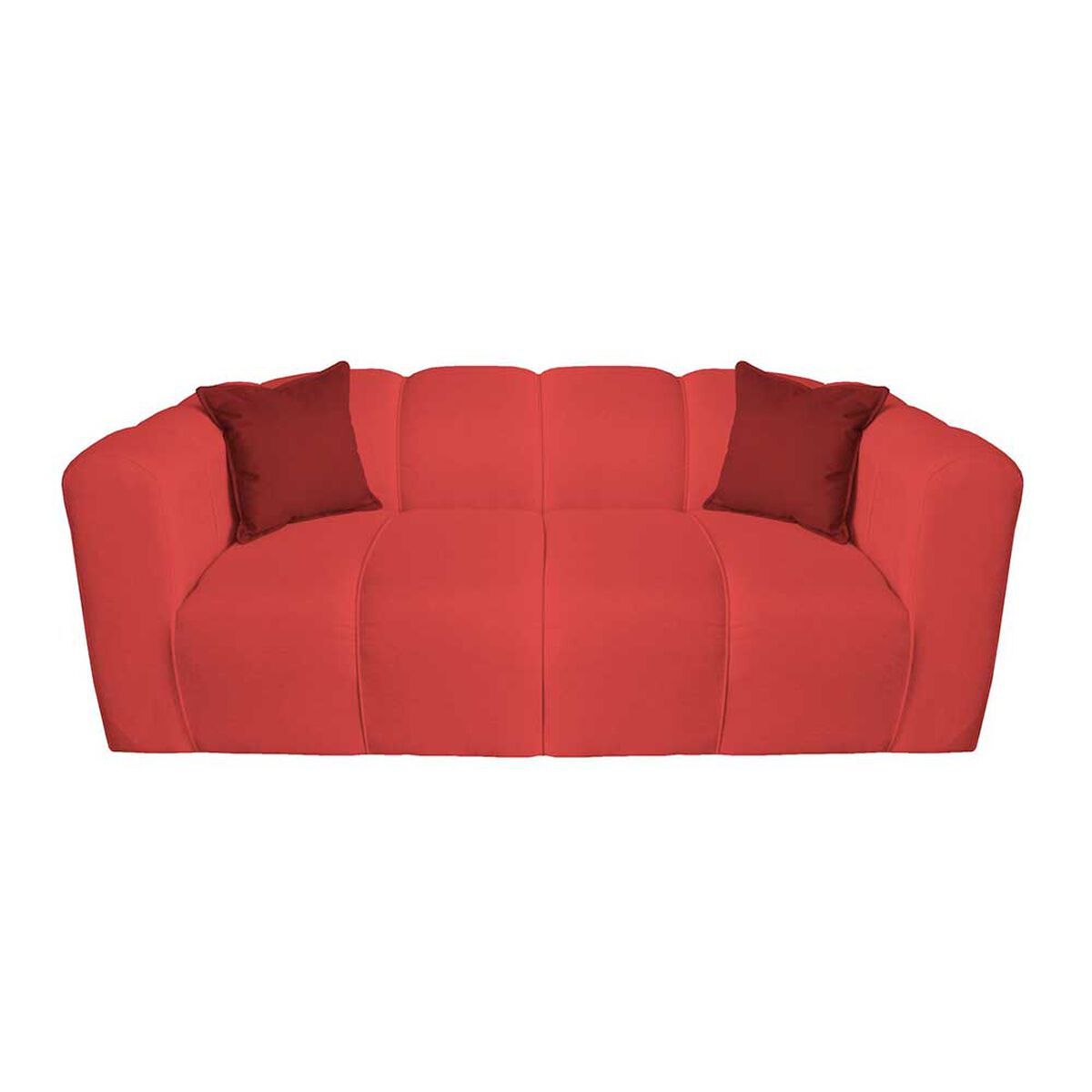 Juego de Living A&M Home Leonol 3,1,1 Cuerpos Burdeo