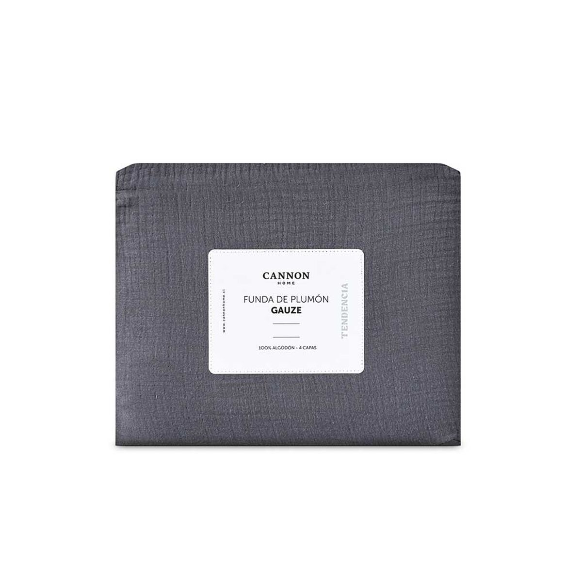Funda de Plum&oacute;n Cannon 2 Plazas Gauze Gray