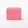 Billetera Animal Print Rosada Eco Cuero Mujer Icono