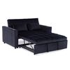 Sofá Cama Daniels KMP1BK 2 Cuerpos Negro