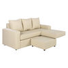 Sofá Seccional Bodevir BI-L 3 Cuerpos Beige