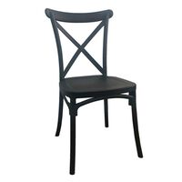 Pack 4 Sillas Idetex Stack Negro