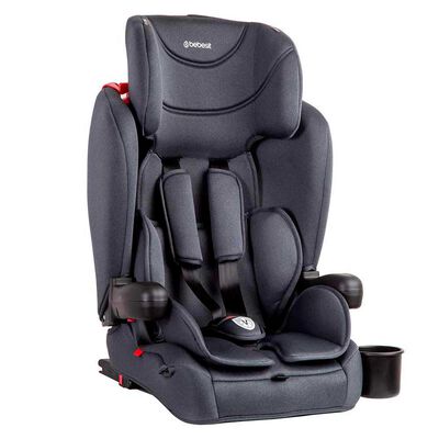 Silla de Auto Butaca Infantil SmartFix Isofix Plegable Negro Bebesit