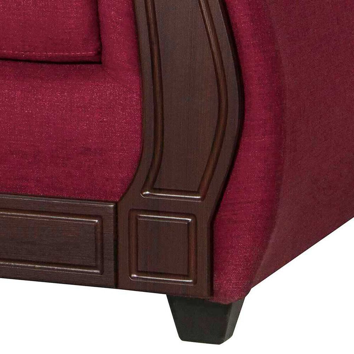 Sof&aacute; Black Factory Sofia 2 Cuerpos Burdeo