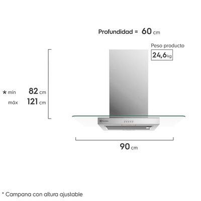 Imagen 2 del producto Campana Electrolux CE9IX