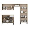 Mueble de Cocina Roca Arizona 1 Cajón 9 Puertas Blanco