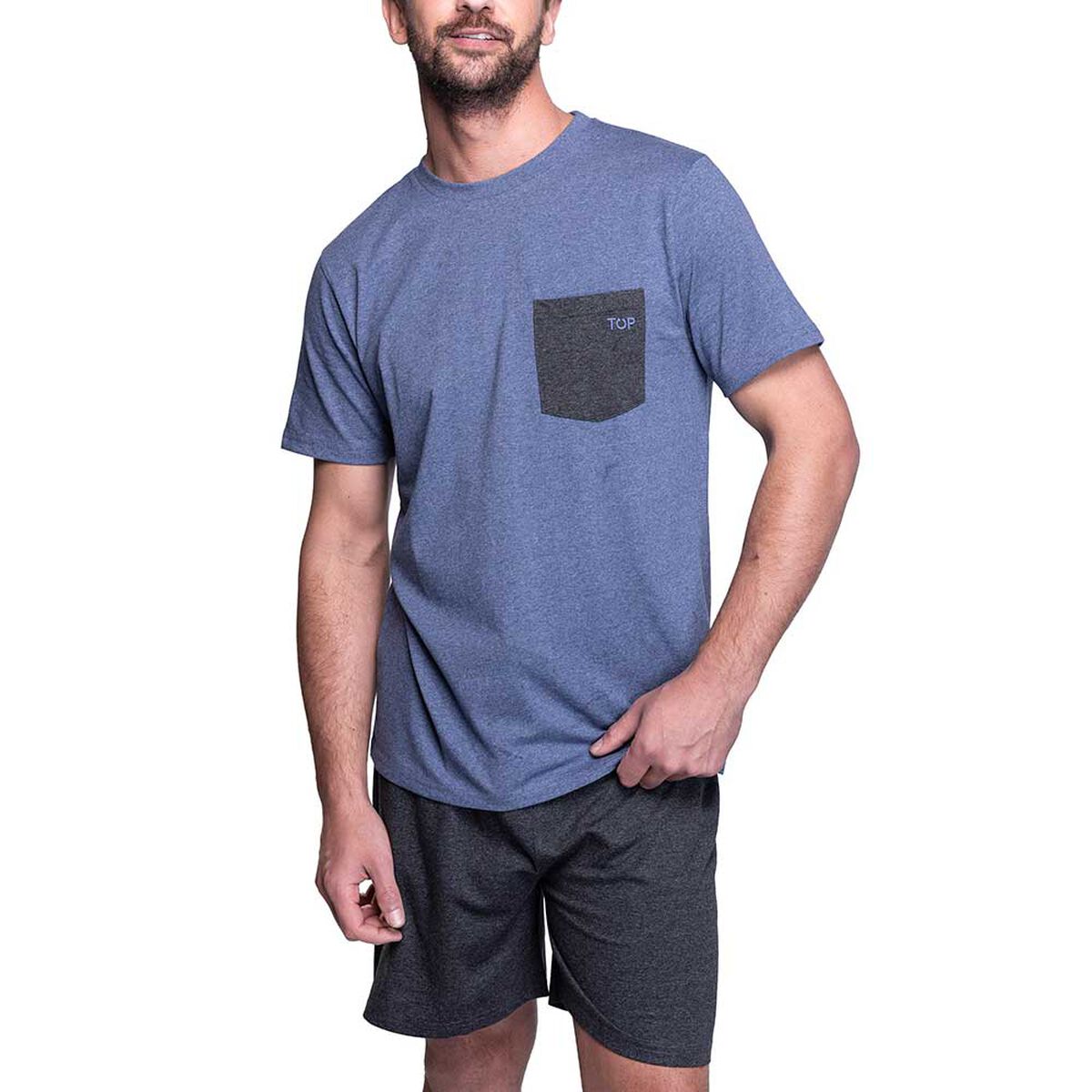 Pijama Verano Algodón Hombre Top